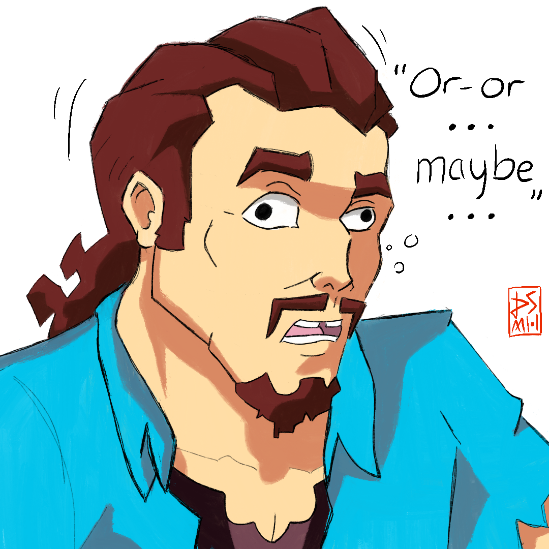 Fan Art! Seis Manos from Netflix scene.